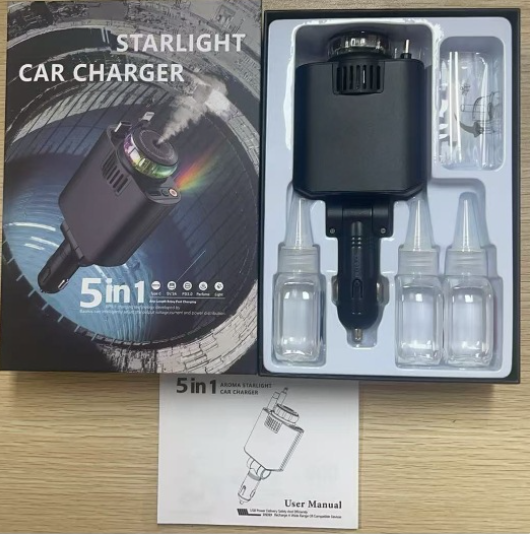 Purple Glow Car Charger