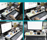 Creative Desktop Organizer Multi-Functional Keyboard Rack