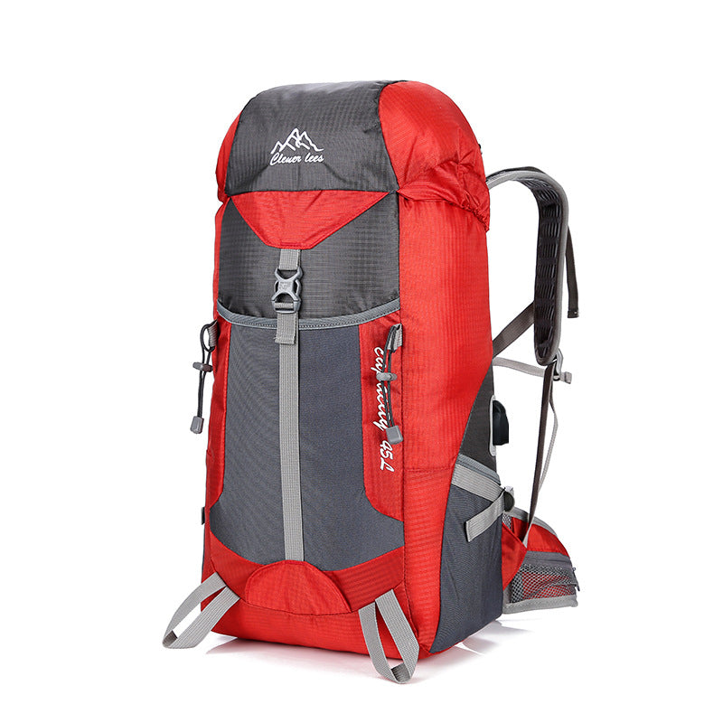 USB Charging Backpack for Outdoor Travel and Mountaineering