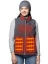 SGKOW Heated Vest Women Warming Womens Heated Jacket Clothing with Battery Pack Heated Fleece Vest with Battery Pack Included