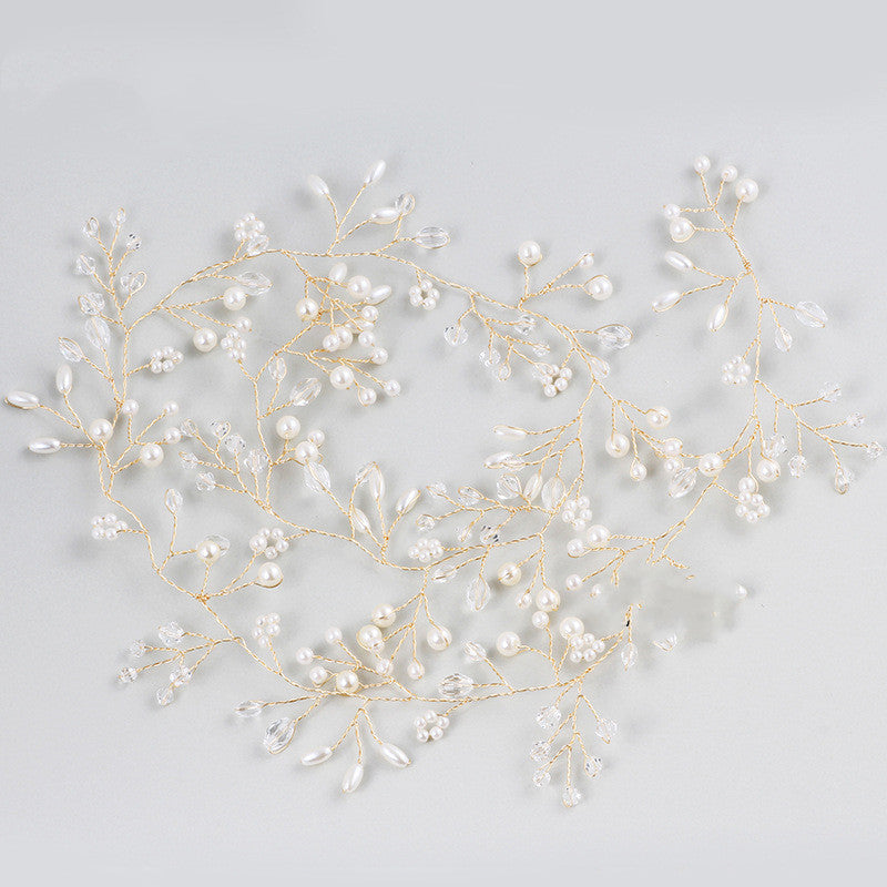 Pearl Hair Band for Wedding and Travel Photography Accessories