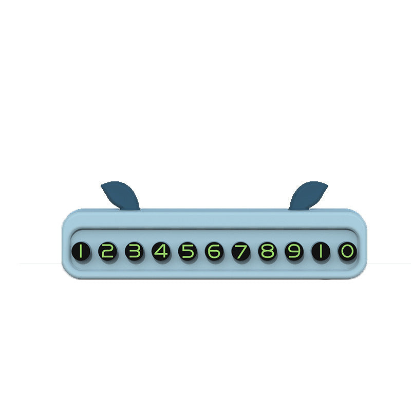 Car Parking Phone Number Sign for Vehicle Relocation