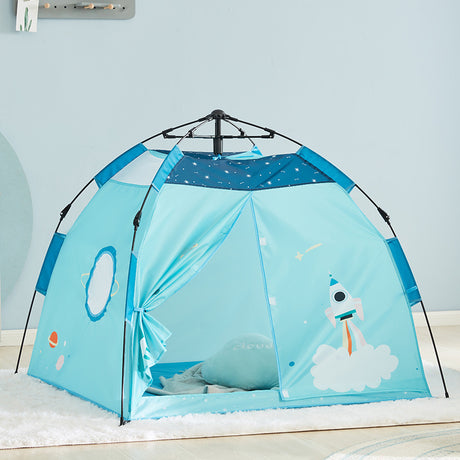 Portable Quick-Set Family Camping Tent for Kids