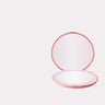 Portable LED Makeup Mirror with 2x Magnification
