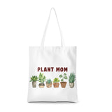 DHKG Gifts for Plant Lovers Tote Bag Beach Bag Reusable Grocery Bags Christmas Birthday Friendship Plant Gifts Gardening Gifts for Women Nature Lover Grandma Mom Shopping Bags for Picnic Camping