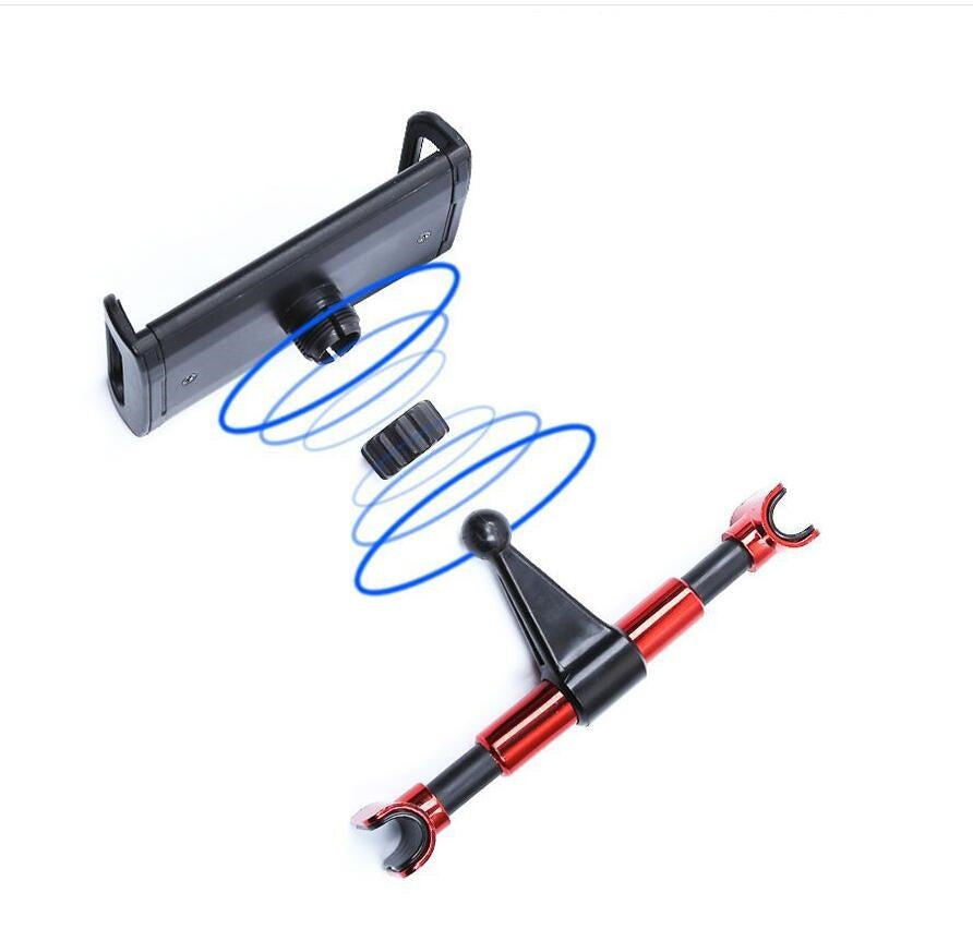 Car Phone Holder with 360° Rotating Backseat Support