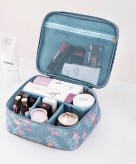 Portable Travel Makeup Bag and Toiletry Organizer