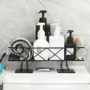 Bathroom Toilet Shelf Organizer Rack - Wall Hanging Unit