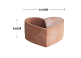 Creative Heart-Shaped Concrete Planter for Succulents