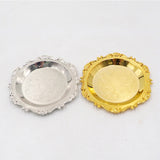 European Silver-Plated Home Decor Cake and Fruit Tray