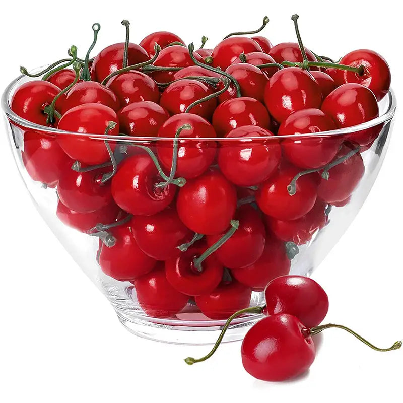 100pcs Artificial Cherry Fruits for Home Decoration
