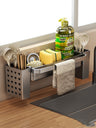 Rag Drain Rack for Kitchen Sink Storage and Organization