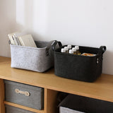 Felt Storage Basket for Laundry and Baby Clothes
