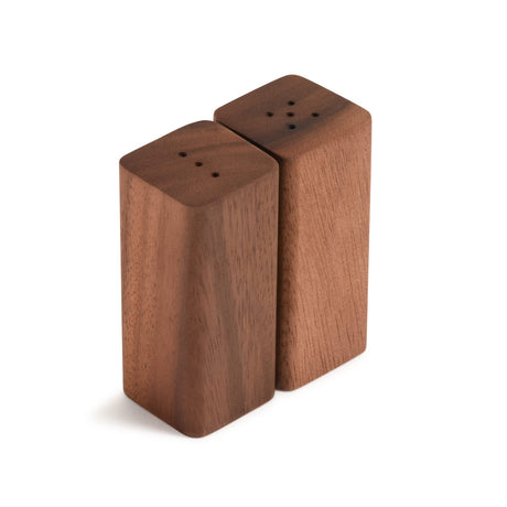 Kalmar Home Acacia Wood 4 Inch Salt & Pepper Shakers