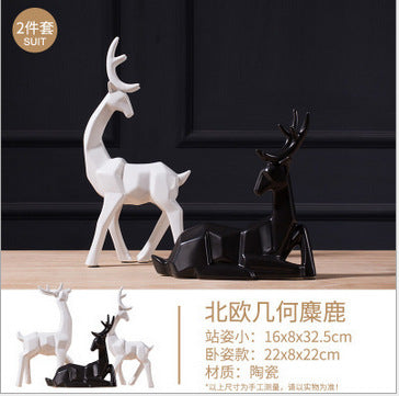 Ceramic Craft, Moose Figurine Decor