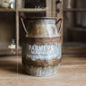 Rusty Metal Bucket Planter - Artistic Garden Decor