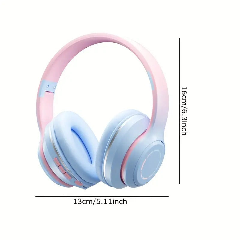 Premium Wireless Stereo Headphones with LED Lights