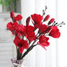 Artificial Silk Magnolia Flower Bouquet for Home Decor