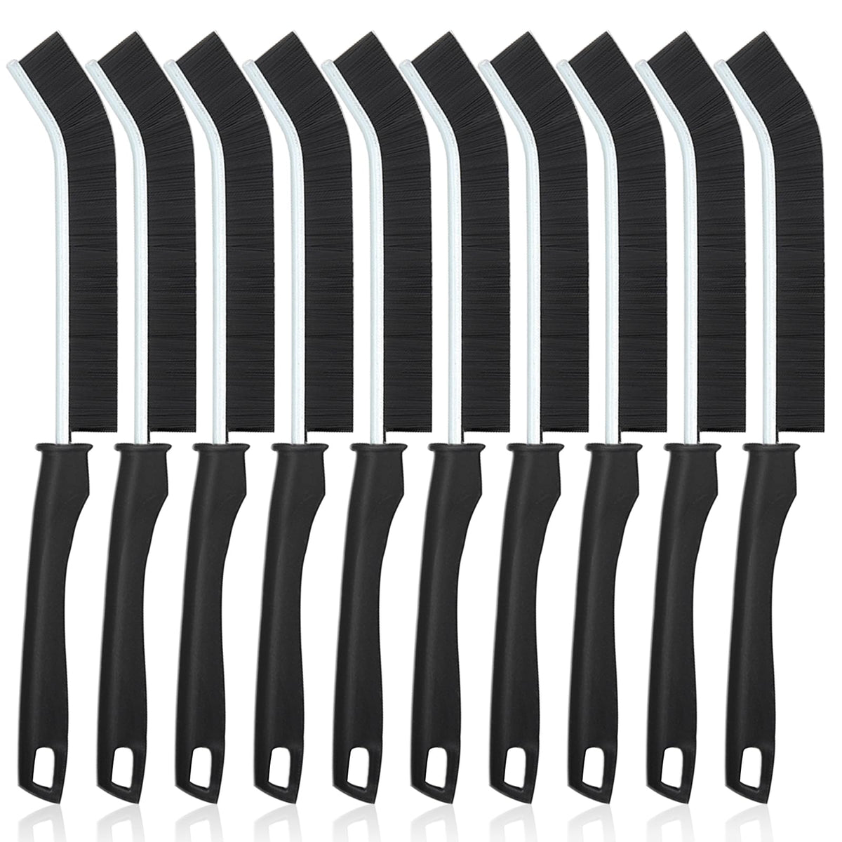 Crevice Cleaning Brush -10Pcs Gap Cleaning Tool Hard Bristled Crevice Cleaning Brush Grout Brush for Households Kitchens Sinks Bathrooms Windows Vehicles Faucets Floor Gaps