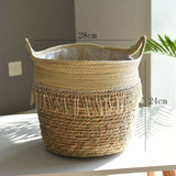Large Woven Flower Pot Set for Nordic Home Decor