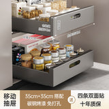 Pull-Out Storage Rack for Kitchen Drawer Organizer
