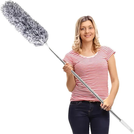 Microfiber Duster 100-Inch Extendable with Flexible Head