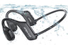 Bone Conduction Headphones Waterproof Swimming Headphones Open Ear Bluetooth 5.3 Headphones Built-in MP3 16G Memory Wireless Earphones Underwater Headset for Swimming Sports Running Cycling