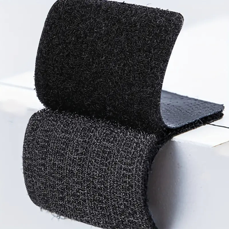 10pcs Double-sided Anti-slip Velcro Sheets for Home
