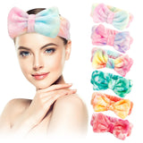 KIYFXA Valentines Gifts For Teen Girls 16-18 Spa Headbands For Girls 6 Pcs Valentines Day Gifts For Teen Girls Galentines Gifts Makeup Headband - Face Washing Spa Headband Bath Spa Gifts For Women
