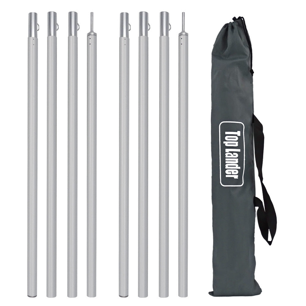 Adjustable 2m Aluminum Camping Tent Support Poles