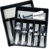 Galashield Silverware Organizer for Kitchen Drawers Flatware Utensils and Cutlery Tray (Pack of 2)