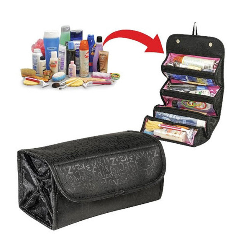 Hanging Makeup and Toiletries Organizer Travel Kit