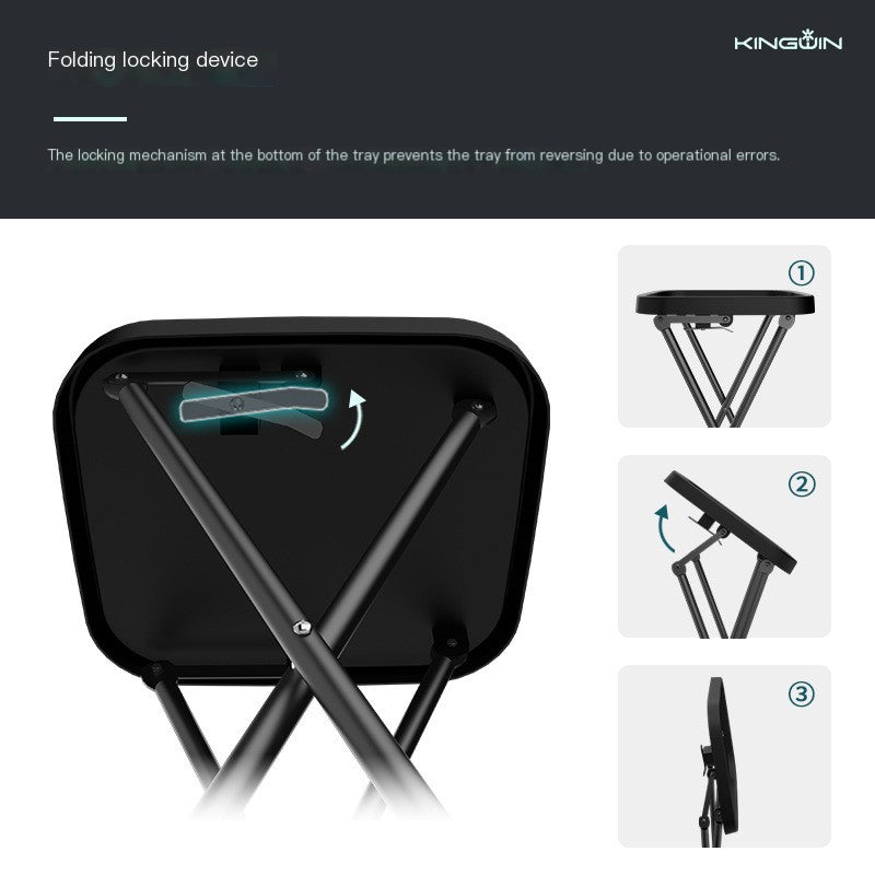 KingWin Folding Salon Trolley for Hair and Beauty Tools