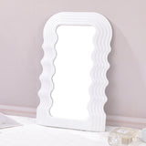 Wave Desktop Makeup Mirror for Entrance Decoration