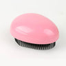Smooth Black Plastic Egg Massage Hair Comb