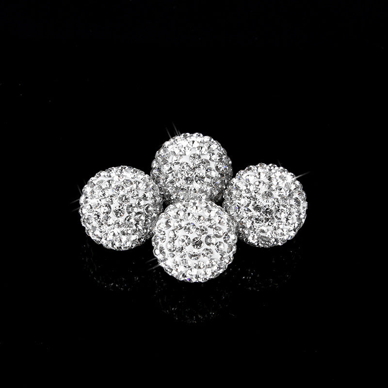Diamond Crystal Tire Valve Caps - Car Accessories