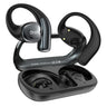 Oraolo Open Ear Headphones Bluetooth 5.4 Wireless Headphones with 16.2mm Large Driver Open Ear Earbuds with AI Noise-canceling 32H Playtime Water-Resistant Running Headphones (Black)