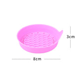 Creative Silicone Car Coaster with Rhinestones
