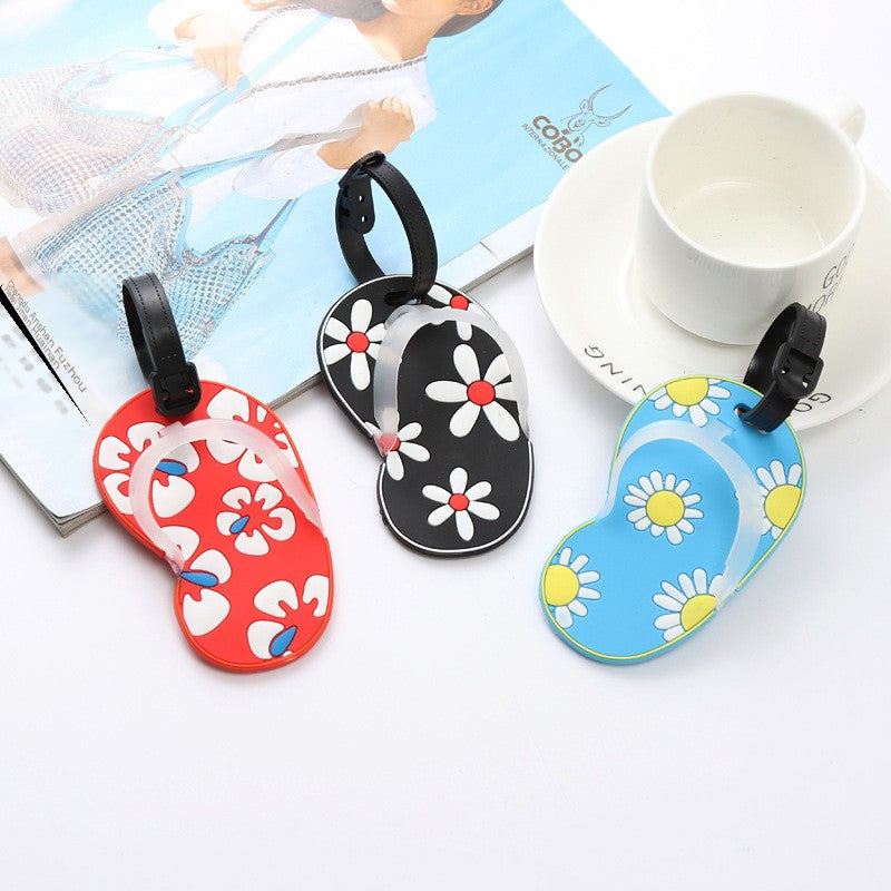 Creative Silicone Luggage Tag for Suitcase (PVC)