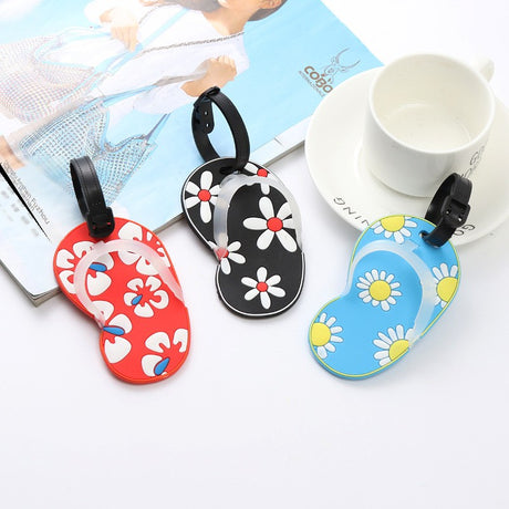 Creative Silicone Luggage Tag for Suitcase (PVC)
