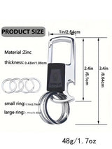 Metal Keychain, Creative Keychain, Fashion All-Match Car Keychain, Keychain for Car Key, Bag Key, Gift for Friends