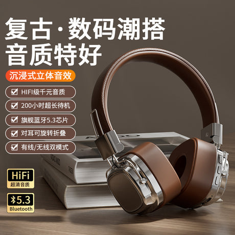 2024 Vintage Wireless Bluetooth 5.3 Headphones