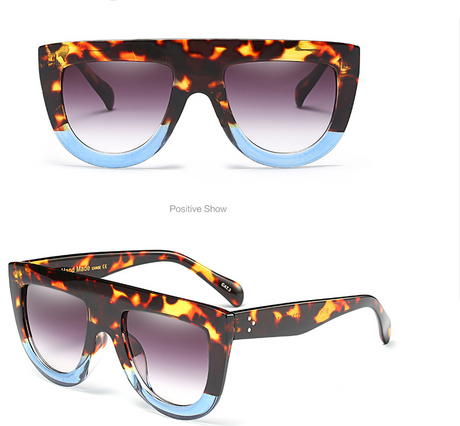 Fashionable Oversized Sunglasses with Studded Design