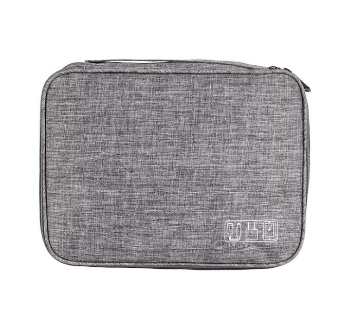 Two Layer Waterproof Multifunctional Data Cable Storage Bag