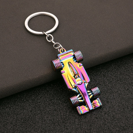 F1 Car Keychain Gift - Creative 3D Metal Pendant