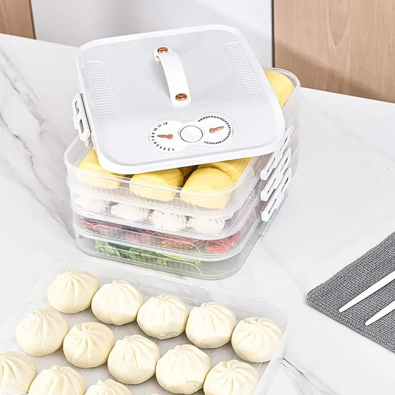 Dumpling Storage Box for Home and Restaurant Kitchens