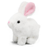 Oeofuzep Hopping Walking Bunny Rabbit Toy with Sounds Wiggling Ears Twitching Mouth and Nose Educational Interactive Bunny Rabbit Toy for Baby