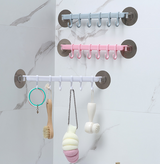 Creative Home Storage Rack with No-Trace Hooks