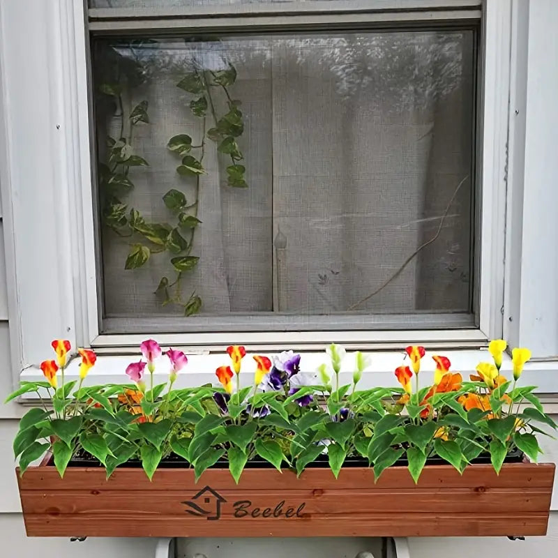 17-Inch Artificial Flower Plant for Home and Office Decor
