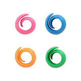 Silicone Bobbin Clips for Secure Embroidery Storage